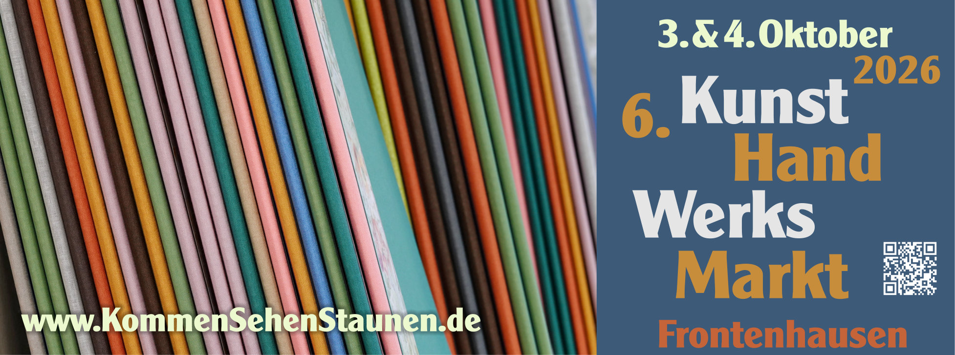 6. KunstHandWerksMarkt Frontenhausen, Oktober 2026